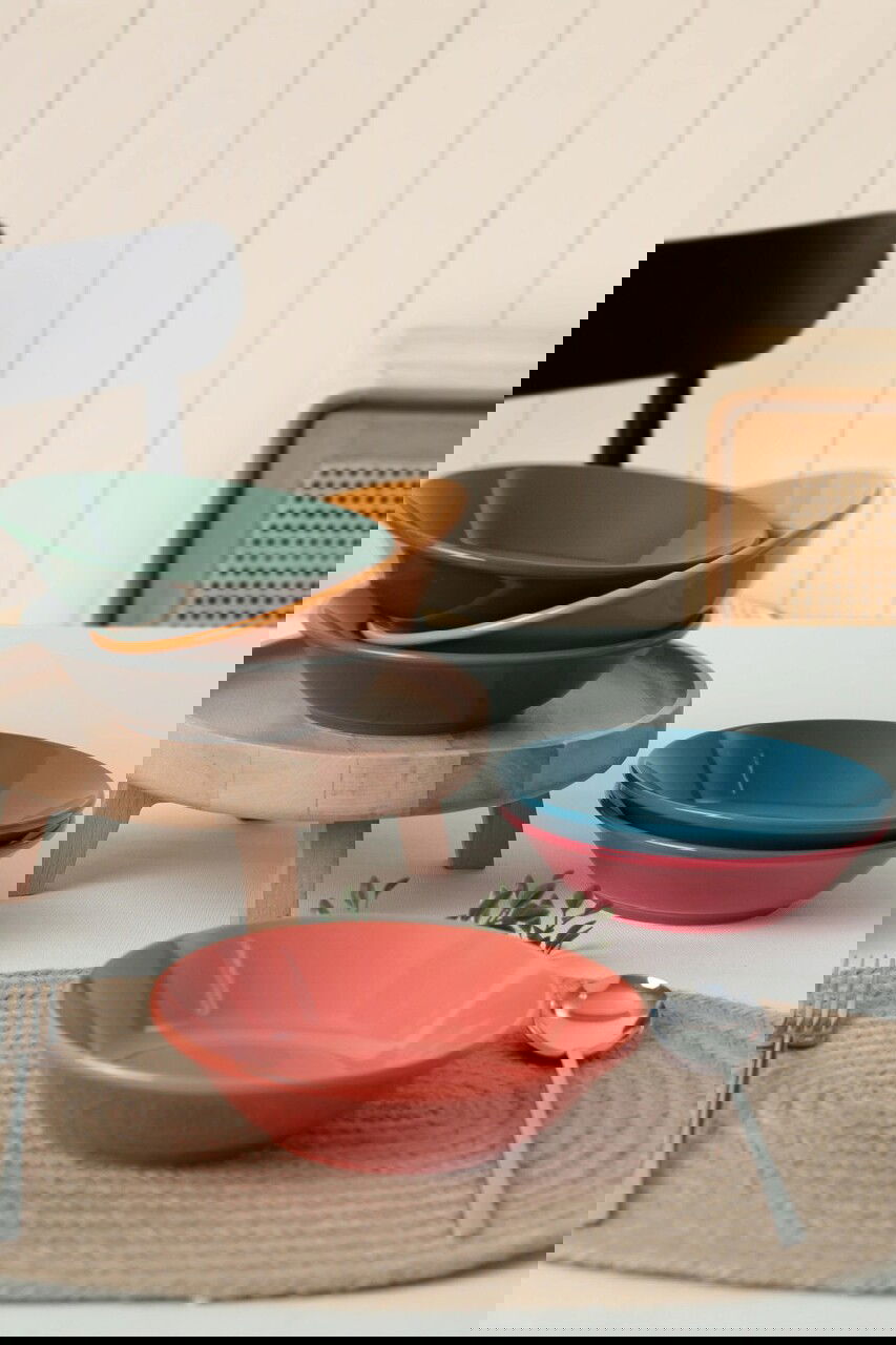 Set farfurii, Keramika, 275KRM1913, 100% CERAMICA / , Nu absorbi apa, Multicolor