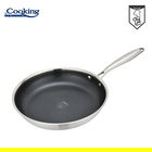 Tigaie, Titanium, Cooking by Heinner, 24x4.5 cm, inox, argintiu