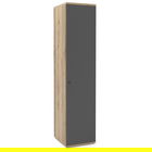 Dulap haine PRIMAVERA 45, H200, 1U, bara umerase, Stejar, Antracit
