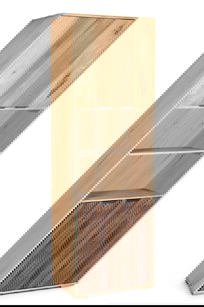 Bufet Nashik, Bizzotto, 58x40x180 cm, lemn de mango, natural