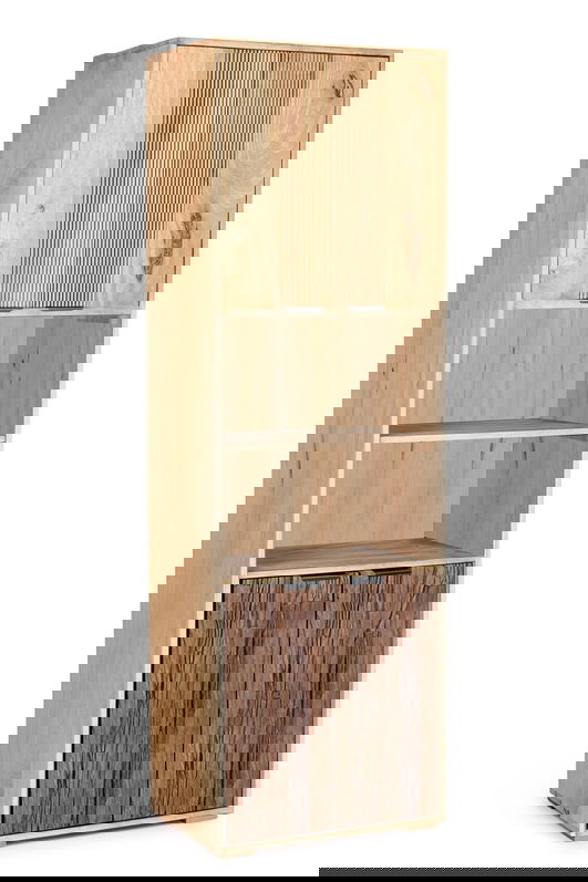 Bufet Nashik, Bizzotto, 58x40x180 cm, lemn de mango, natural