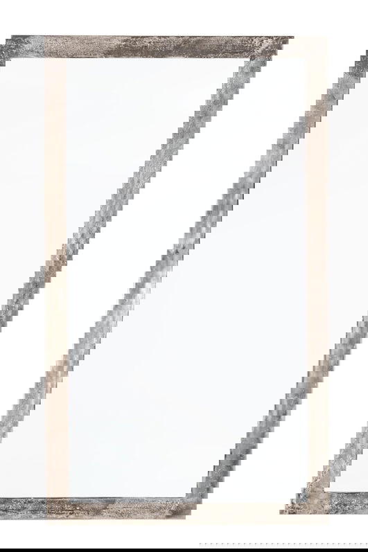 Oglinda decorativa Amira, Bizzotto, 118x2.5x65 cm, aluminiu/sticla