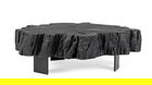Masuta de cafea Keval, Bizzotto, 90x90x32 cm, lemn de salcam/otel, negru