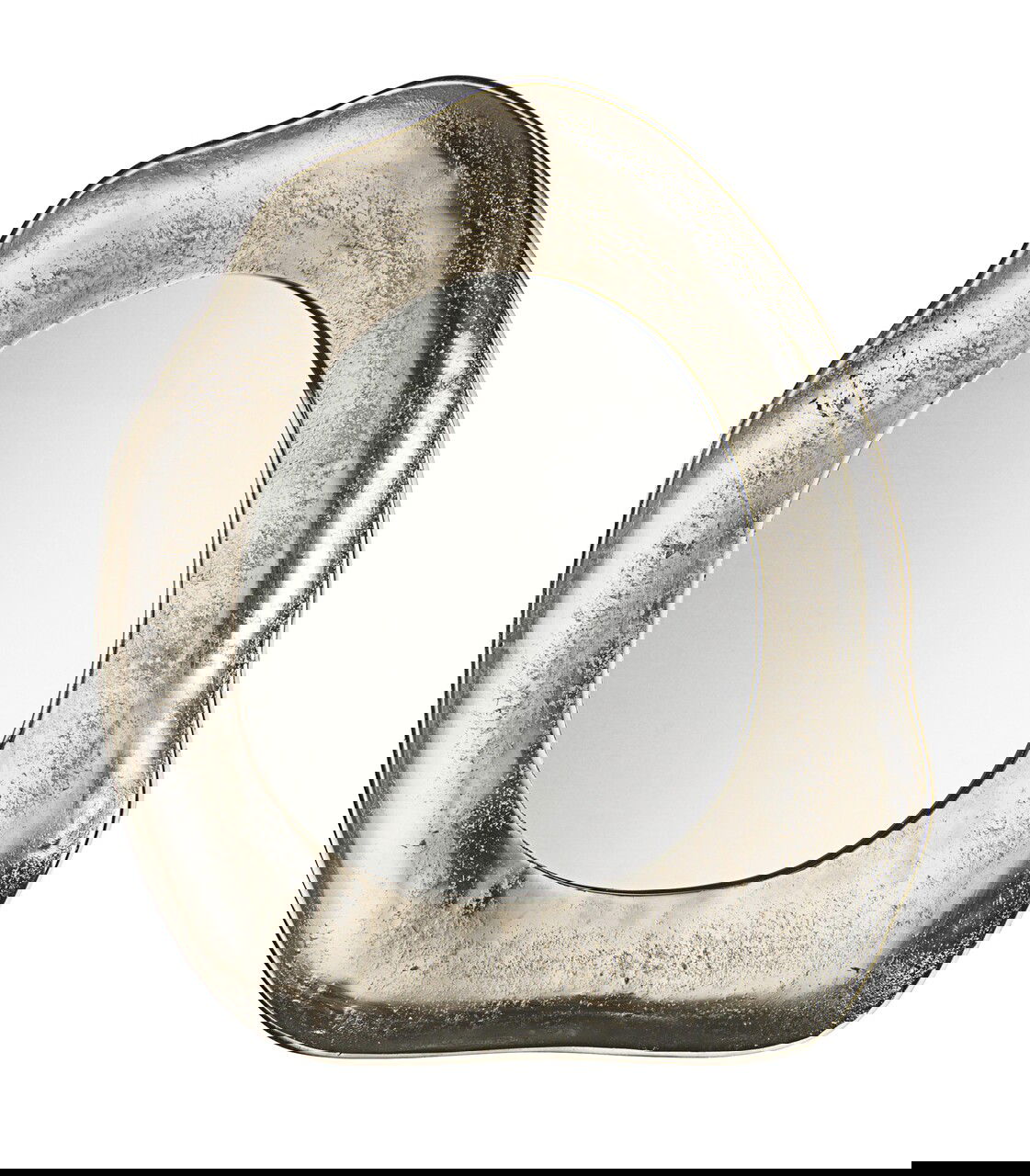Oglinda decorativa Asmita, Bizzotto, 29.5x1.5x31 cm, aluminiu