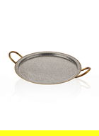 Tava pentru servire, Mia - Kitchenware, 280TMA1793, 100% GALVANIZAT / , Dimensiune: 40 x 51 x 4 cm, Gri / Auriu