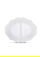 Farfurie intinsa, Mia - Kitchenware, 280TMA1889, 100% SERAMIC / , Dimensiune: 7 x 32 x 41 cm (1 bucată), Crem