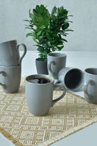 Set cani, Keramika, 275KRM2198, 100% CERAMICA / , Nu absoarbe apa, Gri