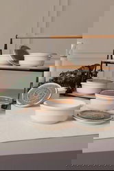 Set recipiente depozitare, Keramika, 275KRM1871, 100% CERAMICA / , Nu absorbi apa, Crem