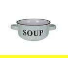Bol Soup v3, Excellent Houseware, 18x13x6.5 cm, 490 ml, ceramica, verde deschis