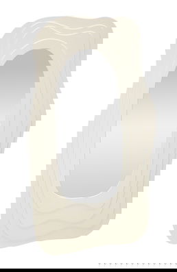 Oglinda decorativa Dafne, Mauro Ferretti, 90x165 cm, MDF/oglinda, alb