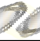Oglinda decorativa Aury, Mauro Ferretti, 66x75 cm, metal/oglinda, argintiu