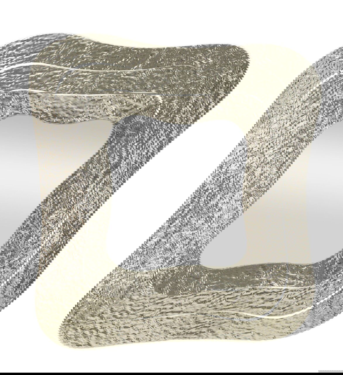 Oglinda decorativa Aury, Mauro Ferretti, 74x79 cm, metal/oglinda, argintiu