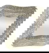 Oglinda decorativa Aury, Mauro Ferretti, 74x79 cm, metal/oglinda, argintiu