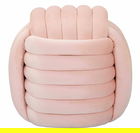 Taburet Softy, Mauro Ferretti, 45x45x45 cm, MDF/catifea din policoton, roz