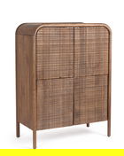 Bufet inferior Sanat, Bizzotto, 90x45x120 cm, lemn de mango/MDF, lucrat manual, maro