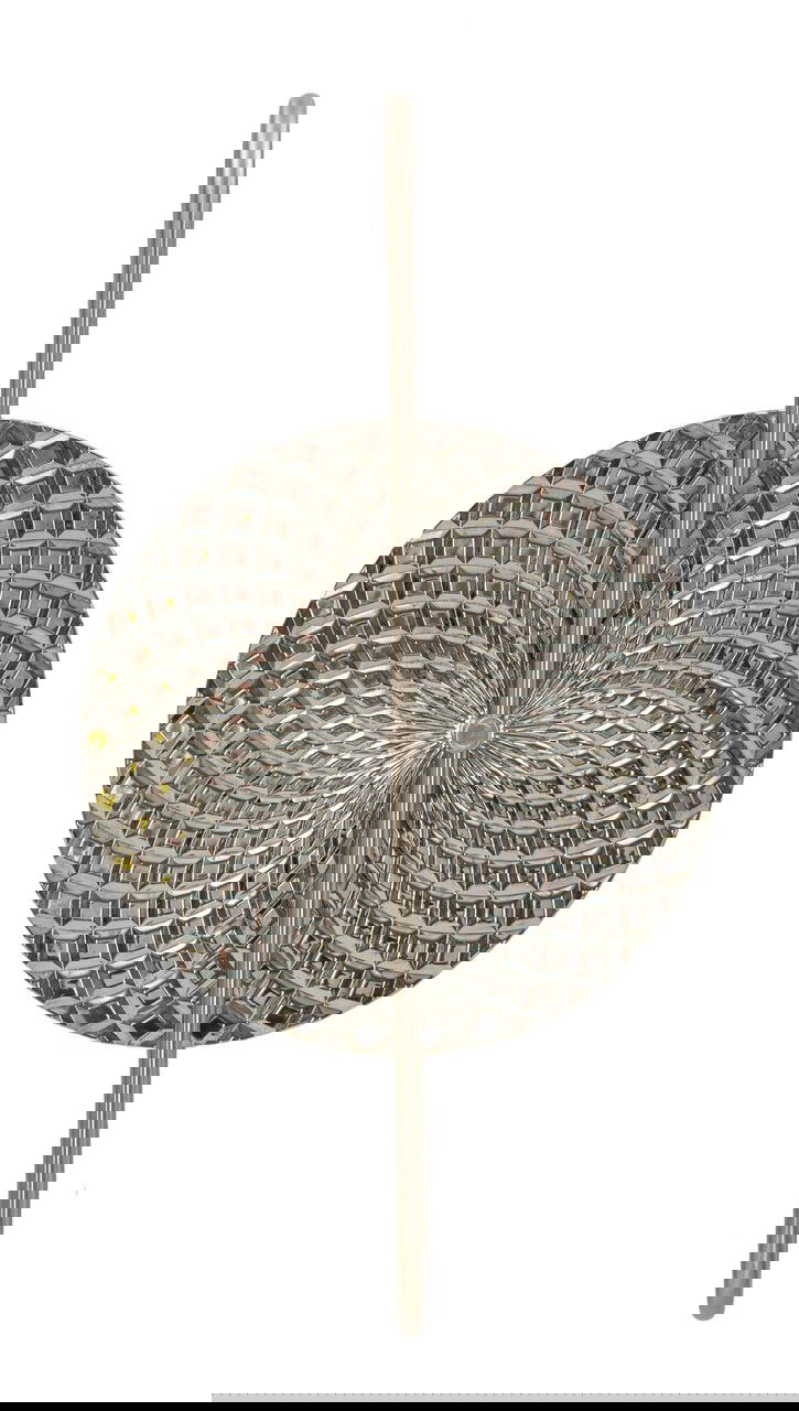 Aplica de perete Silvery, Mauro Ferretti, 2 x E14, 40W, 28x15x54 cm, sticla/fier, argintiu