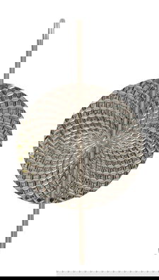 Aplica de perete Silvery, Mauro Ferretti, 2 x E14, 40W, 28x15x54 cm, sticla/fier, argintiu