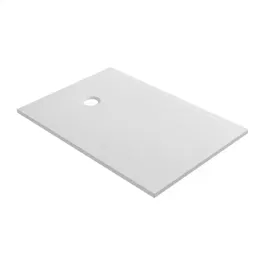Cadita dus dreptunghiulara Marmite Burgos alb 120x80 cm