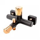 Baterie cada si dus FDesign Ardesia negru-rose gold