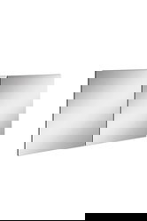 Oglinda decorativa, Mirrorland, Rectangular, Oglindă indestructibilă cu obturator, Argintiu