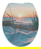 Capac de toaleta, Allstar, Sunset, 37.5 x 45 cm, duroplast, multicolor