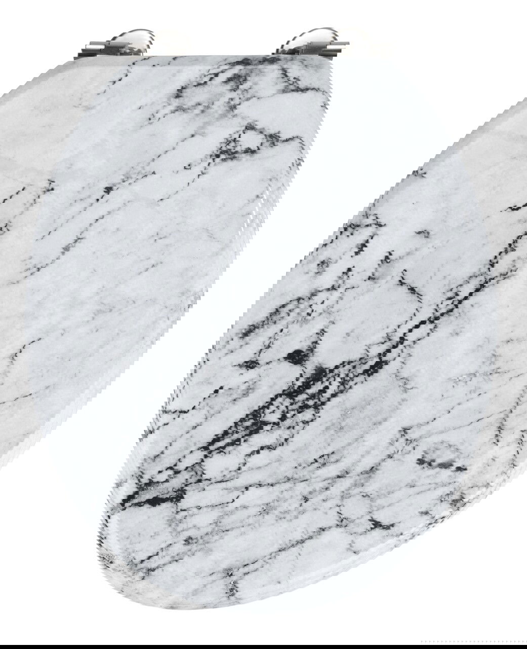 Capac de toaleta Onyx, Wenko, 34.5x41 cm, MDF/inox, multicolor