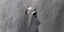 Carlig cu montare pe perete Orea, Wenko, 10x6.5x4.5 cm, inox, argintiu lucios