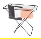 Uscator rufe pliabil Solo Champion, Wenko, 103x54x87 cm, metal/polietilena, negru