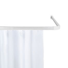 Bara pentru perdea de dus Era, Wenko, 81x2x3.5 cm, aluminiu/polietilena, alb