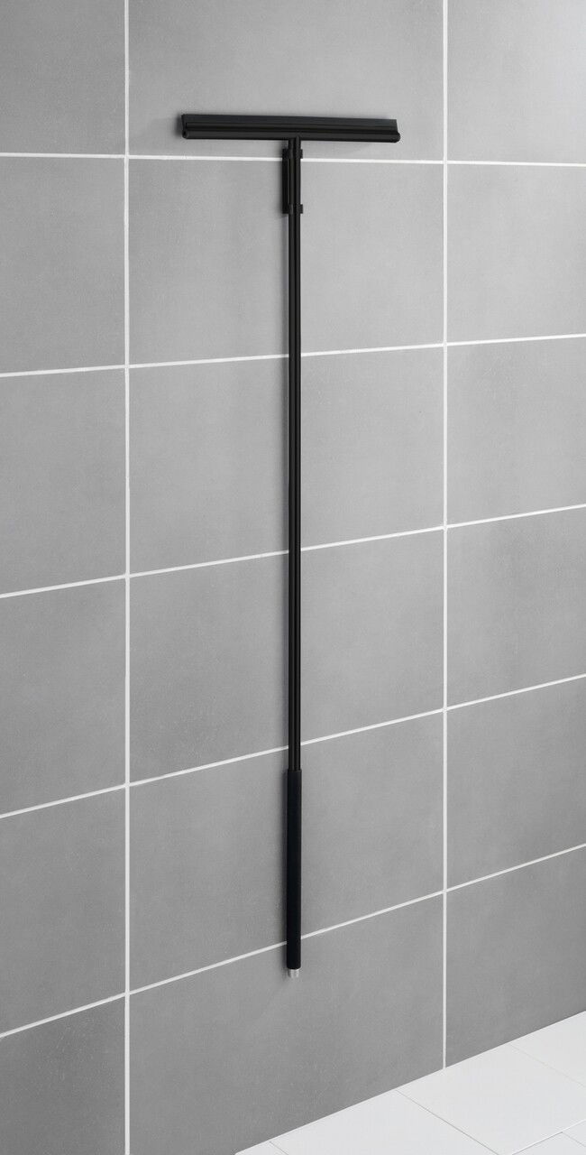 Racleta Rosole, Wenko, 40x3x133 cm, inox/silicon, negru