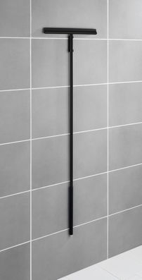 Racleta Rosole, Wenko, 40x3x133 cm, inox/silicon, negru