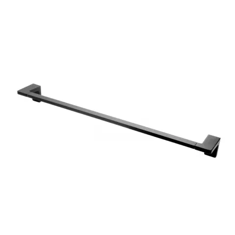 Suport prosop simplu FDesign Piazza negru mat 60 cm