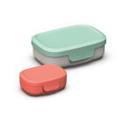 Set caserole pentru copii 2 piese BergHOFF, Leo Line, 19 x 14 cm, 11.5 x 9 cm, polipropilena