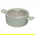 Oala cu capac BergHOFF, Leo Balance Sage, Ø24 cm, 4.4 L, aluminiu reciclat, strat antiaderent, verde